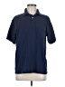 Hanes Blue Short Sleeve Button-Down Shirt Size M - photo 1