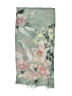 H&M 100% Polyester Floral Green Scarf One size - photo 2