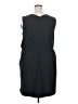 Ascend Solid Black Casual Dress Size XXL - photo 2