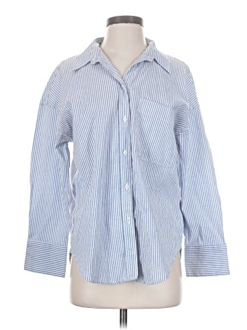 Zara Long Sleeve Button-Down Shirt (view 1)