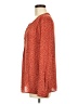 Timing 100% Polyester Red Long Sleeve Blouse Size M - photo 5