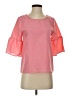 Everly 100% Polyester Pink 3/4 Sleeve T-Shirt Size S - photo 1