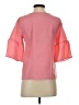 Everly 100% Polyester Pink 3/4 Sleeve T-Shirt Size S - photo 2