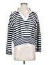 Ann Taylor LOFT Stripes White Pullover Sweater Size M - photo 1