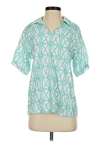 Boho Chic Short Sleeve Blouse (view 1)