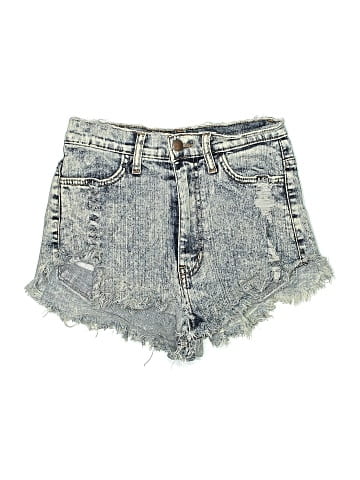 Vibrant M.I.U Denim Shorts (view 1)