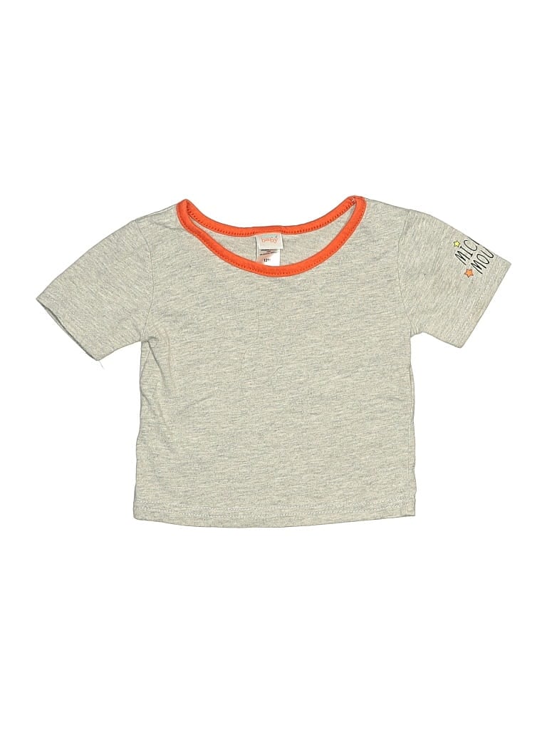 Pre-owned Disney Baby Babies' Short Sleeve T-shirt In Gray