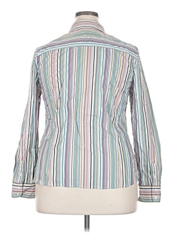 Attention Long Sleeve Button-Down Shirt (view 2)
