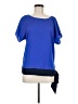 Ann Taylor 100% Polyester Blue Short Sleeve Blouse Size M - photo 1