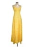 ModCloth 100% Polyester Yellow Cocktail Dress Size 12 - photo 1