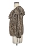 MICHAEL Michael Kors Brown Long Sleeve Blouse Size S - photo 5