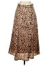 Roolee 100% Polyester Animal Print Tan Casual Skirt Size S - photo 1