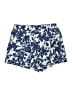 Shein Curve 100% Polyester Print Blue Shorts Size 14 Plus (1) - photo 1