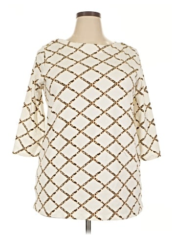 Jessica London 3/4 Sleeve T-Shirt (view 1)