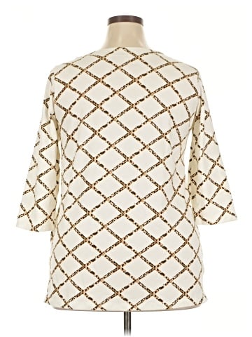 Jessica London 3/4 Sleeve T-Shirt (view 2)