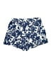 Shein Curve 100% Polyester Print Blue Shorts Size 14 Plus (1) - photo 2
