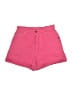 Bill Blass 100% Cotton Solid Pink Shorts Size 6 - photo 1