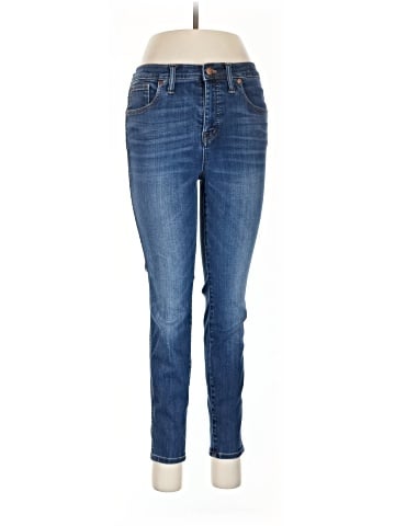 Madewell Petite 10" High-Rise Skinny Jeans in Danny Wash: TENCEL&trade; Denim Edition (view 1)