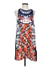 Minkpink 100% Polyester Graphic Orange Cocktail Dress Size S - photo 1