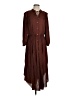 Chico's 100% Polyester Brown Casual Dress Size Sm (0.5) - photo 1