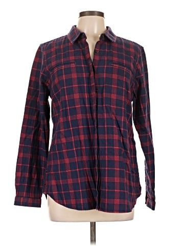 L.L.Bean Long Sleeve Button-Down Shirt (view 1)
