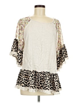 Umgee 3/4 Sleeve Blouse (view 1)