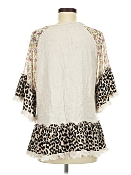 Umgee 3/4 Sleeve Blouse (view 2)