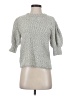 Something Navy Gray 3/4 Sleeve Top Size XS - photo 1