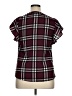 Entro Burgundy Short Sleeve Blouse Size XXL (estimated) - photo 2