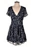 Blue Rain 100% Polyester Paisley Blue Romper Size S - photo 1