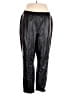 Roaman's 100% Polyester Black Track Pants Size 18 (L) - photo 1