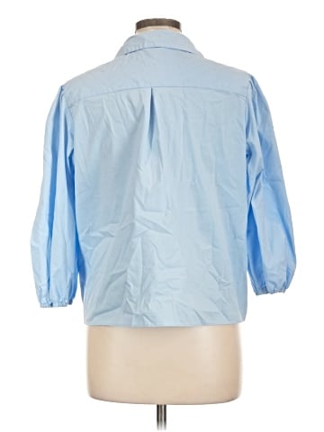 NANETTE Nanette Lepore 3/4 Sleeve Button-Down Shirt (view 2)