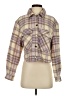Zara Plaid Purple Jacket Size S - photo 1