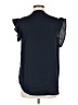Amaryllis Blue Short Sleeve Blouse Size M - photo 2