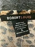 Robert Louis Animal Print Brown Long Sleeve Blouse Size XL - photo 7