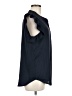 Amaryllis Blue Short Sleeve Blouse Size M - photo 4
