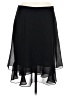 Xscape Solid Black Formal Skirt Size 10 - photo 1