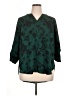 41Hawthorn 100% Polyester Green 3/4 Sleeve Blouse Size 1X - photo 1