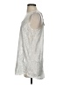 Lauren Vidal Silver Sleeveless T-Shirt Size S - photo 5