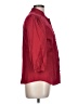 Apostrophe Red 3/4 Sleeve Button-Down Shirt Size L - photo 4