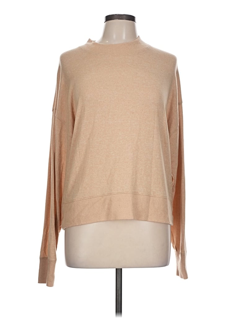 Pre-owned Jcrew Pullover Sweater In Tan