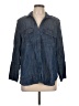 Bella Dahl Blue 3/4 Sleeve Button-Down Shirt Size L - photo 1