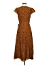 BB Dakota 100% Polyester Animal Print Orange Casual Dress Size S - photo 2