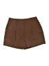 Nine West Solid Brown Shorts Size 8 - photo 1