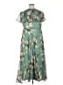 Unbranded Floral Teal Cocktail Dress Size 2X (estimated) - photo 2