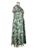 Unbranded Floral Teal Cocktail Dress Size 2X (estimated) - photo 4