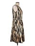 St. John Animal Print Tan Casual Dress Size 10 - photo 4