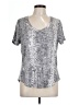 Z Supply Animal Print Silver Active T-Shirt Size L - photo 1