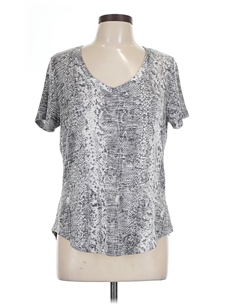 Pre-owned Z Supply Active T-shirt In Silver