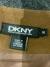 DKNY Solid Brown Wool Skirt Size 14 - photo 4